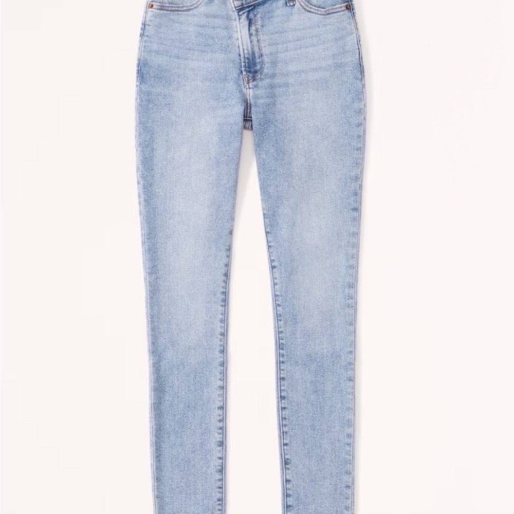 Abercrombie Super Skinny Ankle High-Rise Jeans - Curve Love